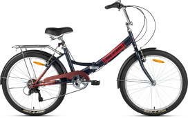 Велосипед SITIS POINT SPT-24-7SP 24" (2025) Blue-Burgundy