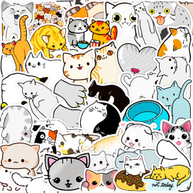 Стикеры наклейки Cats