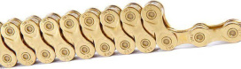 Цепь ZTTO 11 ск 116 link half hollow Gold