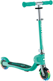 Самокат Globber FLOW 125 FOLDABLE JUNIOR LIGHTS (2025) мятный