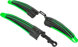 Комплект крыльев STS-016-7 24"-26" черно-зеленый