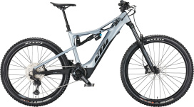 Электровелосипед KTM MACINA KAPOHO PRO (2023) Azzurro Silver-Black