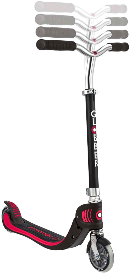 Самокат Globber FLOW 125 FOLDABLE V2 (2025) черный