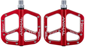 Педали Weapon Animal 3 Sealed Bearings, Cr-MO Axle, CNC process, 9 Contact Pins красный