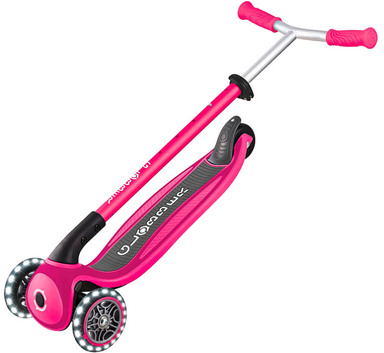Самокат трехколесный Globber MASTER LIGHTS (2025) розовый