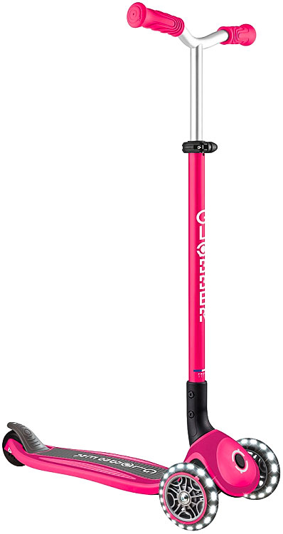 Самокат трехколесный Globber MASTER LIGHTS (2025) розовый