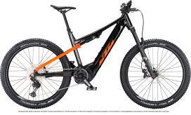 Электровелосипед KTM MACINA LYCAN 771 Flaming Black-Space Orange