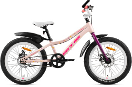 Велосипед SITIS DAISY Regid 1SP 20" (2025) Pink-Purple-White
