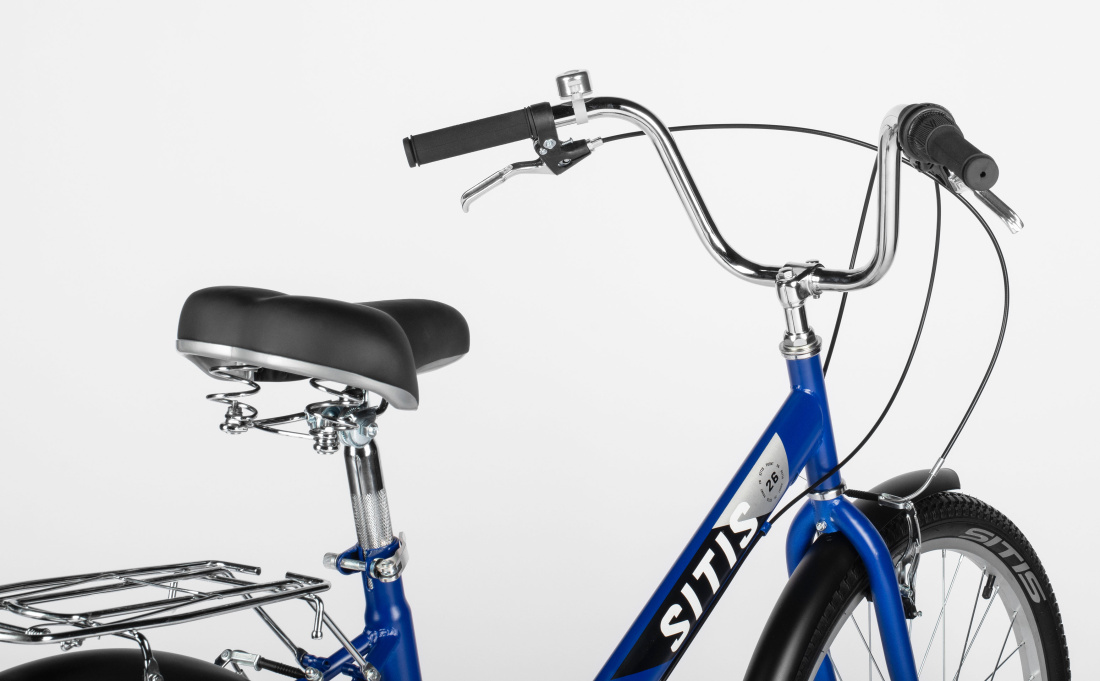 Велосипед SITIS POINT 7sp 26" (2024) Grey-Black-Navy