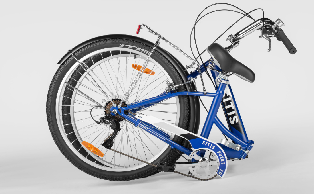 Велосипед SITIS POINT 7sp 26" (2024) Grey-Black-Navy