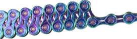 Цепь ZTTO 11 ск 116 link full hollow Colorful