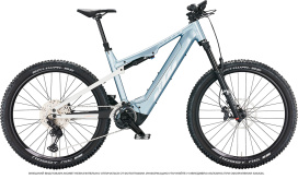 Электровелосипед KTM MACINA LYCAN 771 GLOR. Azzurro Silver-Wht-Rose Gold
