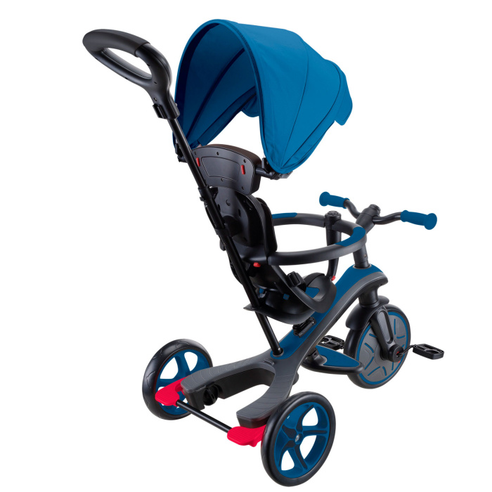 Велосипед-беговел Globber TRIKE EXPLORER 4 в 1 синий