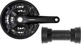 Система Shimano Acera MT-210 44X32X22T, 170мм, 9ск, чёрные, с кареткой BB-MT500