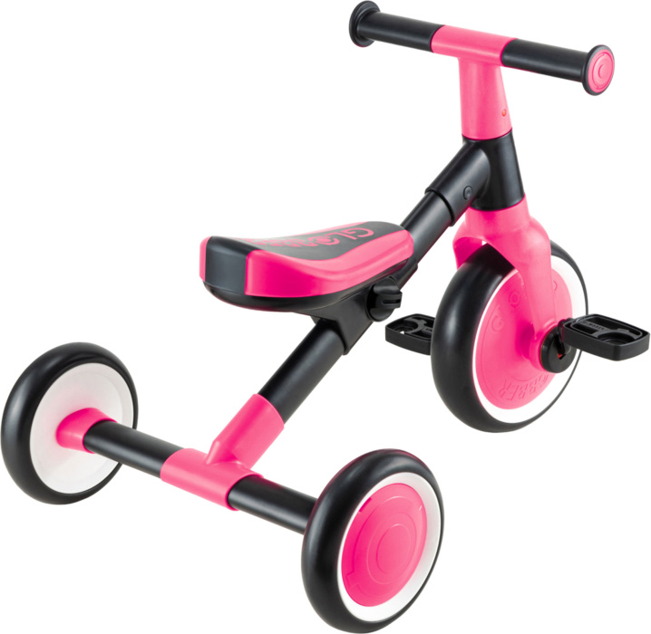 Беговел Globber LEARNING TRIKE 2 в 1 (2024) розовый