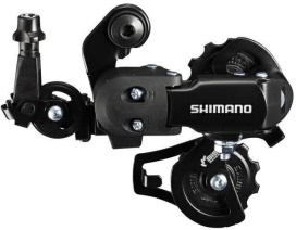 Переключатель задний SHIMANO Tourney FT35 короткая лапка 6/7 ск крепление на петух