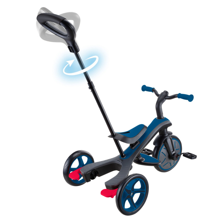 Велосипед-беговел Globber TRIKE EXPLORER 4 в 1 синий
