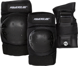 Комплект защиты Powerslide Basic Kids Set Black