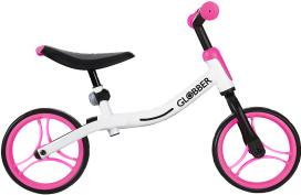 Беговел Globber GO BIKE (2023) бело-розовый