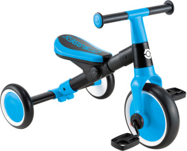 Беговел Globber LEARNING TRIKE 2 в 1 (2024) голубой